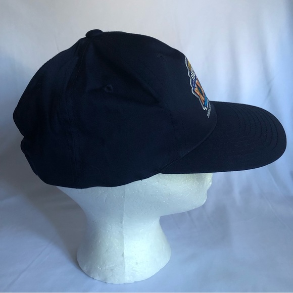 Officially Licensed Super Bowl XXXIII Embroidered Snapback Cap Hat - Navy Blue - Picture 8 of 16